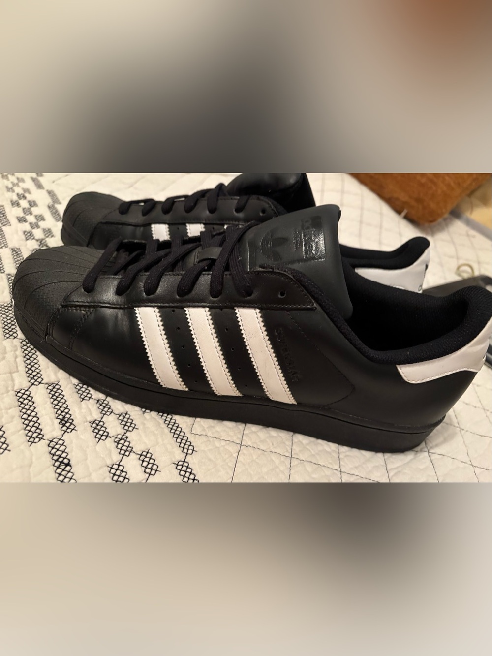 adidas superstar foundation black/white/black 12